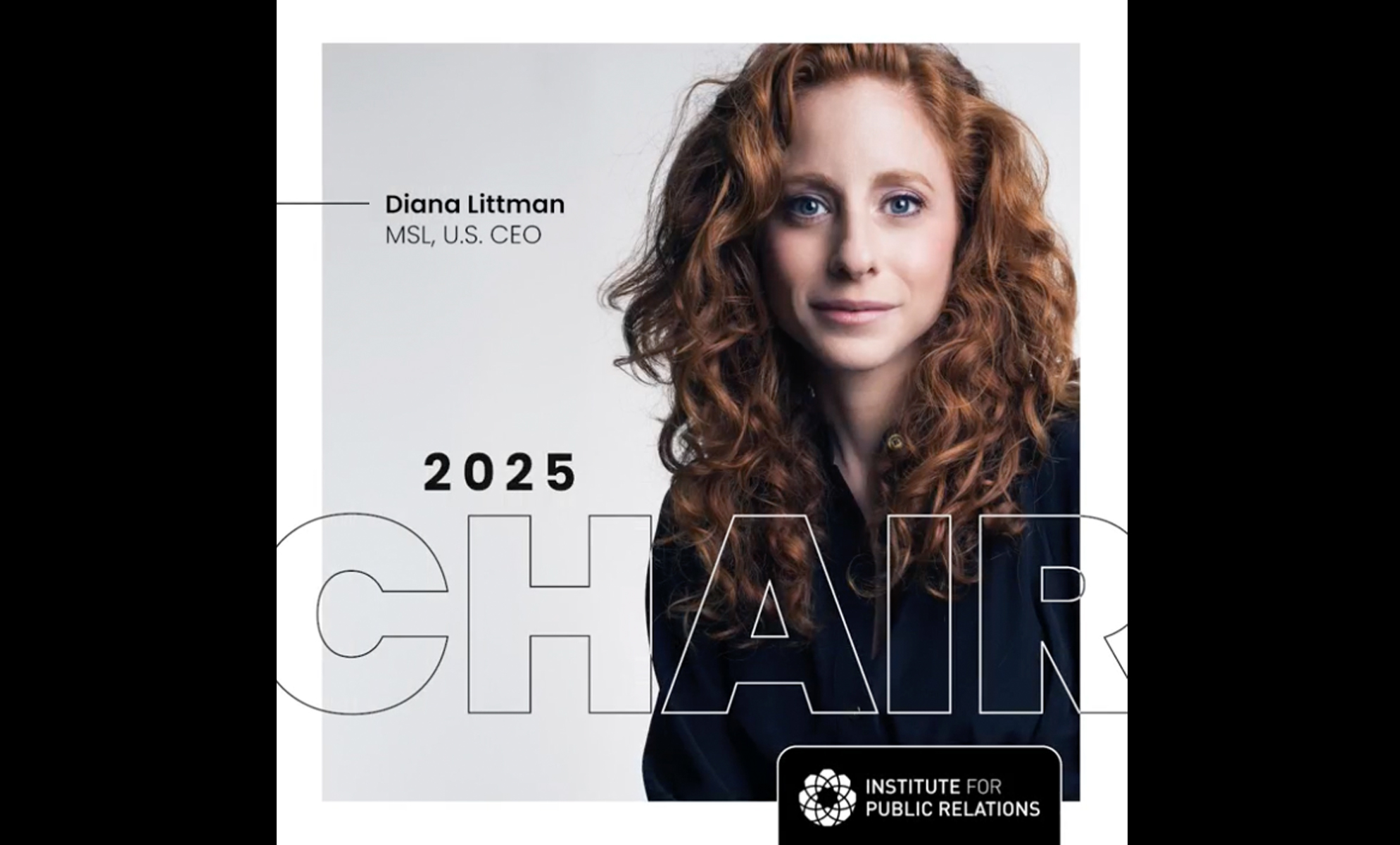 diana littman named 2025 chair of the institute of public relations