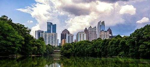 Atlanta skyline, representing MSL's market presence in Atlanta.