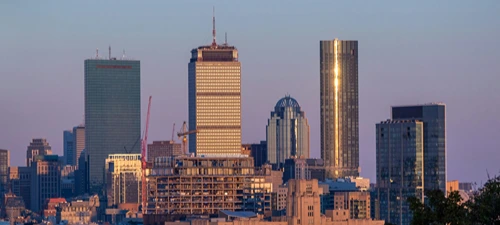 Boston skyline, representing MSL's market presence in Boston.