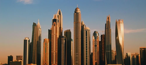 Dubai skyline, representing MSL's market presence in Dubai.