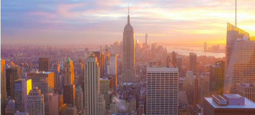 New York skyline, representing MSL's market presence in New York.