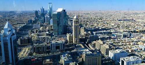 Riyadh skyline, representing MSL's market presence in the Kingdom of Saudi Arabia.