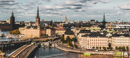 Stockholm skyline, representing MSL's market presence in Sweden.