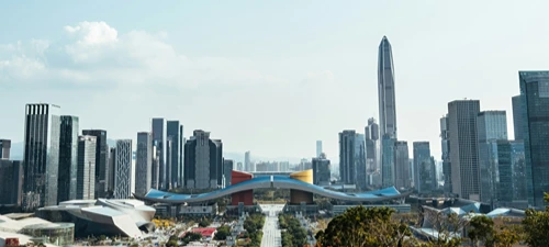 Shenzhen skyline, representing MSL's Shenzhen market presence