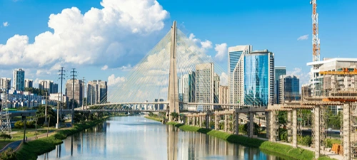Sao Paulo skyline, representing MSL's South American market presence